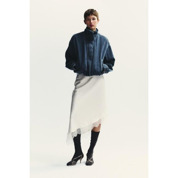 ZARA TRF DENIM JACKET - Picture 2 of 11